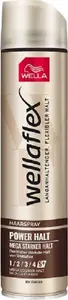 Hair lacquer spray Wellaflex Power Halt 5+ Mega Strong 250 ml