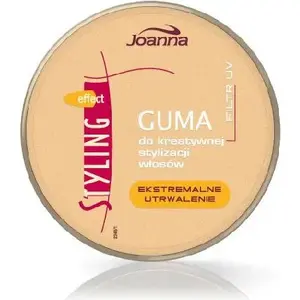 Matu veidošanas gumija Joanna Styling Effect zelta 100 g — radošai matu stilizācijai
