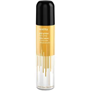 Спрей для волос Venita Glitter Hair Spray 75 мл — золотой блеск