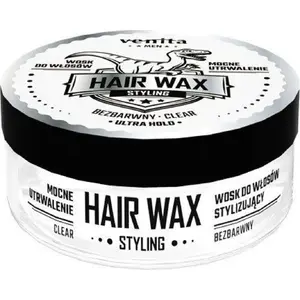 Matu stilizēšanas vasks Venita Men — caurspīdīgs, 75 g