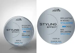 Hair Brilliantine Wax Joanna Styling Effect 45 g — smoothing wax for styling and shine