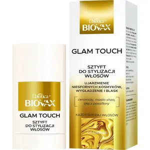 Gludināšanas kontrolas stienītis LBIOTICA / BIOVAX Glamour 25 ml — matu veidošanai un pomāšanai