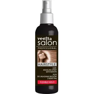 Спрей для волос Venita Salon с кератином 139 г, фиксация и термозащита