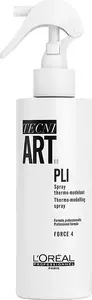 Термозакрепляющий спрей для волос L’Oreal Paris Tecni Art Pli Force 4 — термоспрей, средне-сильная фиксация