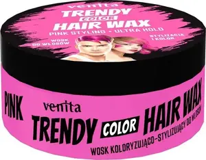 Воск для волос VENITA Trendy Pink 75 г — моделирующий воск для укладки