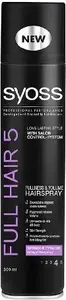 Лак для волос Schwarzkopf Syoss Full Hair 5D, 300 мл — сильная фиксация, анти-фриз