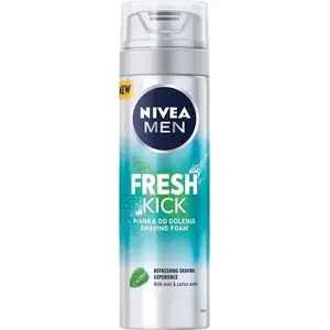 Пена для бритья Nivea Men Fresh Kick 200 мл — мужская пена для бритья