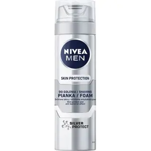 Пена для бритья Nivea MEN Silver Protect 200 мл — защитная пена для мужчин