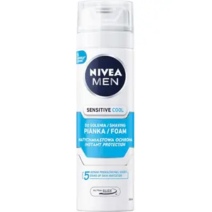 Пена для бритья Nivea MEN SENSITIVE COOL 200 мл — для чувствительной кожи, охлаждающий эффект