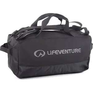 Duffļmaiss LIFEVENTURE Expedition Cargo Duffle 50 L, melns — 50 L ietilpība, ceļojumu bagāža