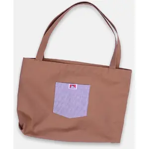 Сумка-тоут Nuvola Pelle — Torba Ben Davis Canvas Tote Brown, модель 727-OS, коричневый хлопковый канвас