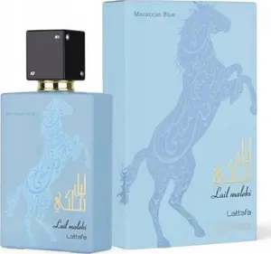 Eau de Parfum spray Lattafa Lail Maleki Moroccan Blue 100 ml