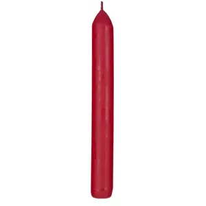 Galda svece Donau Home Spiced Christmas 20×170 mm, komplekts 4 gab., piparkūku aromāts, sarkana