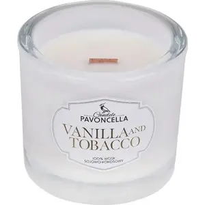 Sojas aromātiskā svece Aquolina Vanilla and Tobacco 170 g — balta
