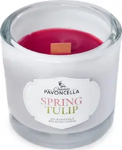 Sojas svece AutoTune Spring Tulip balta 170 g