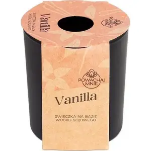 Soy Candle PLANTES&PARFUMS PROVENCE Vanilla black 130 ml jar