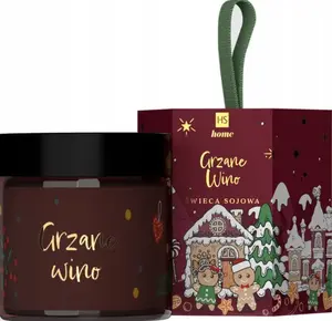 Scented Soy Candle Alkotest HISKIN Świeca sojowa Świąteczny Grzaniec 100g