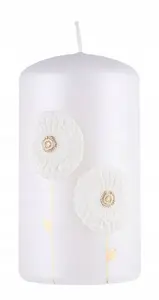Kolonnas svece Donau Home 70×130 mm balta — dekoratīvā mājas svece