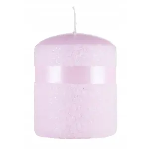 Donau Home candle pillar Milo 70×90 mm pearl pink