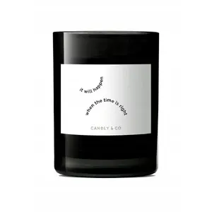 Soy candle in glass Candly&Co It Will Happen When The — fragrance No.3, 250g