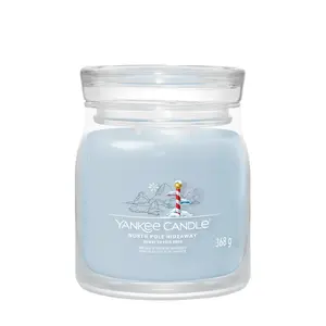 Yankee Candle North Pole Hideaway vaska svece Apaļš Gaiši Zils 1 pcs