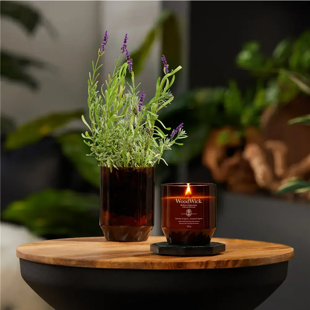 WoodWick Lavender & Cypress wax candle 10.17263.046E Photo 3