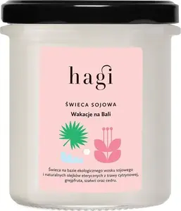 Sojas svece Hagi Mała świeca sojowa Wakacje na Bali 215 ml — Hagi 215 ml