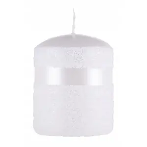 Candlestick Pillar Candle Donau Home Milo 70×90 mm, pearl white