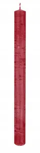 Table Candle Donau Home Rustic Classic 22×250 mm, pack of 4, red