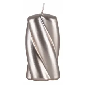 Cylinder candle Donau Home Laval 50 x 100 mm, champagne color
