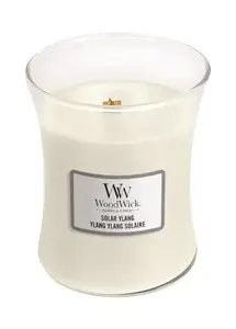 WoodWick 10.16479.0019 vaska svece Cilindrs Bergamotes, Jasmīns, Muskuss, Sandalkoks, Tuberoze, Ilang-ilang Balts 1 pcs