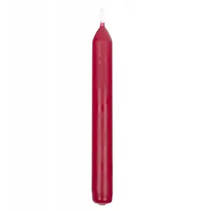 Galda svece Donau Home 20×170 mm, 10 gab., sarkana