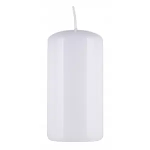Candle pillar Donau Home Standard Gloss 50 x 100 mm white