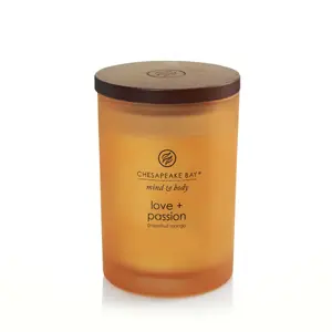 Chesapeake Bay Love & Passion vaska svece Cilindrs Greipfrūts, Mango Oranžs 1 pcs