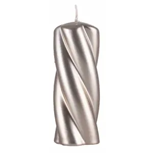 Candle pillar Donau Home Laval 50×130 mm, champagne