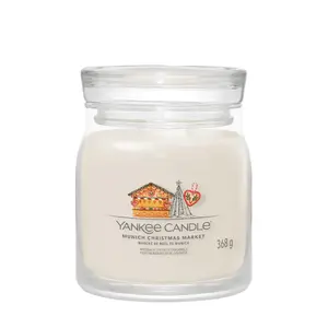 Yankee Candle Munich Christmas Market vaska svece Apaļš Balts 1 pcs