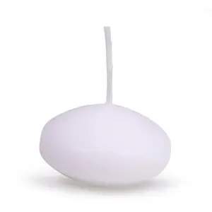Floating tealight candle Donau Home 48×28 mm white — wax pastille
