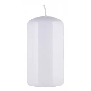 Donau Home staba svece Standard Gloss 60×115 mm balta