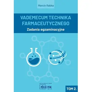 Book MEDYK Vademecum Technika Farmaceutycznego Tom 2 — exam tasks, Polish language, professional pharmacy technician guide