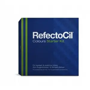 REFECTOCIL Colours Starter Kit — набор красок для бровей по 15 мл (Черный, Графит, Сине-черный, Натуральный коричневый, Светло-коричневый, Каштан) + 50 мл крем-активатор + 50 мл средство для снятия