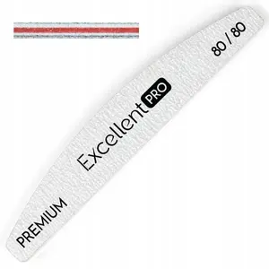Nagu vīle Cosmetics Zone EXCELLENT PRO Premium laivas formas zebra NF21 80/80 graudi