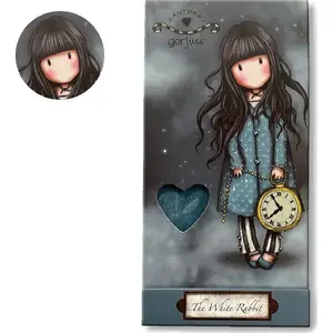 Nail files set No name EM124 – Gorjuss White Rabbit design, manicure accessory