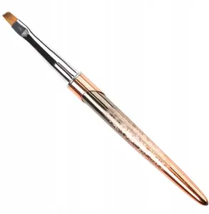 Brush for nail art and gel, SEMILAC angled brush size 6