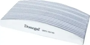 Пилочка для ногтей (лодочка) Donegal 100/180 грит, 17,8 см, набор 24 шт.