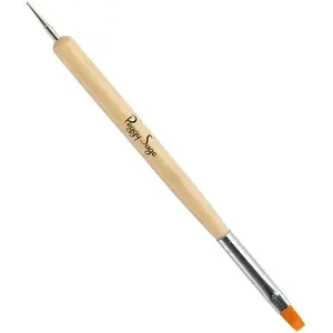 Nail art tool set, peggy sage 2-in-1 brush and marbling probe, 1 pc