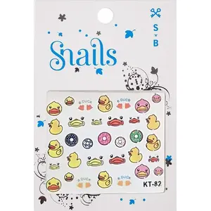 Nail Stickers Snails Quack Quack - decorative nail decals