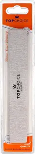 Nail file TOP CHOICE 2-function rectangular 80/100 grit 18 cm, 1 pc