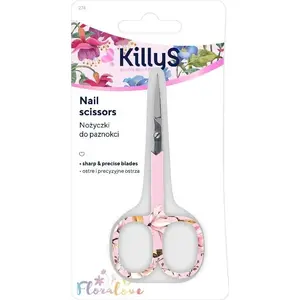 Nail scissors No name KILLYS_Floralove — compact fingernail scissors, stainless steel blades