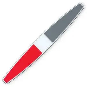 Nail buffer TOP CHOICE 7224 — manual nail polisher and buffer, compact handheld tool