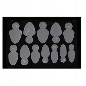 Silicone French Macaron Moulds 12-piece set by Excellent Houseware PRO, dualform A